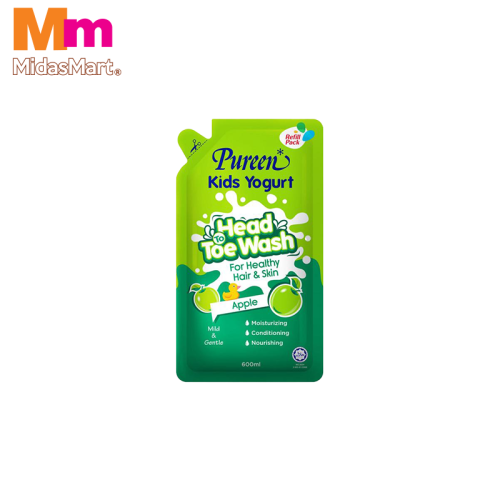 PUREEN KIDS YOGURT HEAD-TO-TOE - APPLE (600ML)