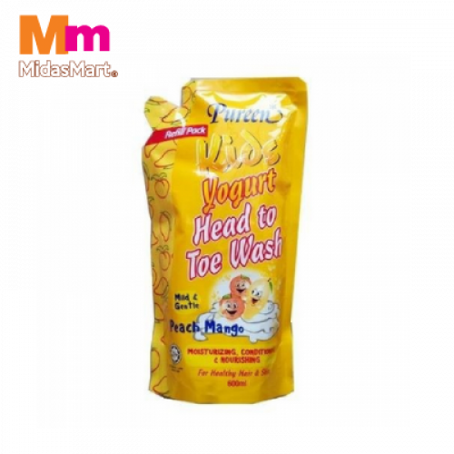 PUREENKIDS YOGURT H-T-TOE-PEACH 1X600ML