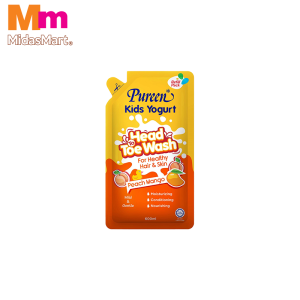 PUREEN KIDS YOGURT HEAD-TO-TOE - PEACH (600ML)