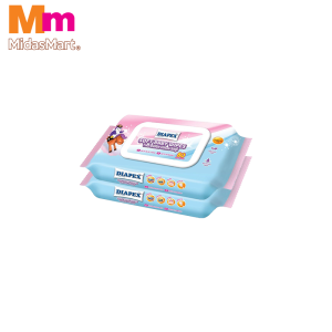 DIAPEX SOFT BABY WIPES - TWIN PACK (2X80'S)