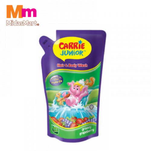 CARRIE JUNIOR H&B WASH G/GRAPE REF 1X500G CARRIE JUNIOR H&B WASH G/GRAPE REF 1X500G