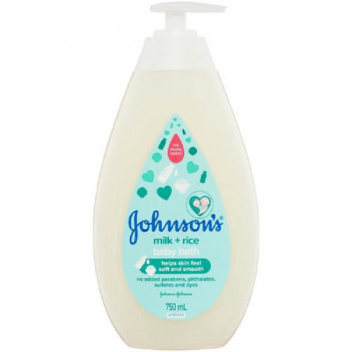 JOHNSON'S BABY BATH MILK+RICE 1X750ML