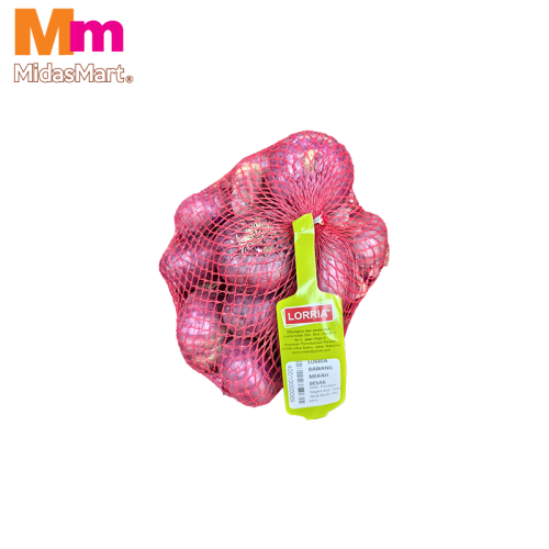 LORRIA FRESH INDIAN BIG RED ONIONS (1KG+/-)