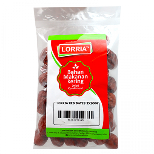 LORRIA RED DATES 1X200G