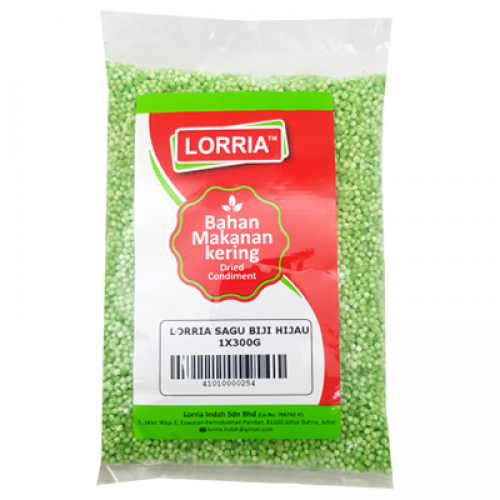 LORRIA SAGU BIJI HIJAU 1X300G