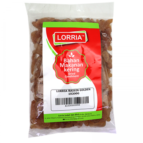 LORRIA RAISIN GOLDEN 1X200G