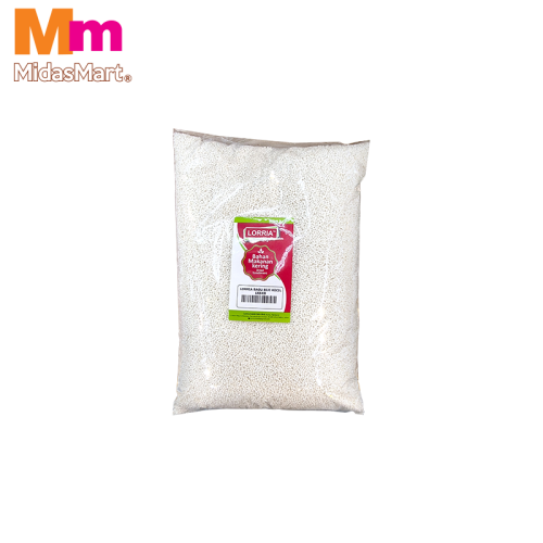 LORRIA SMALL SAGO PEARLS BULK (5KG)