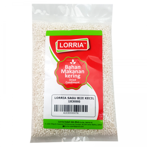 LORRIA SAGU BIJI KECIL 1X300G