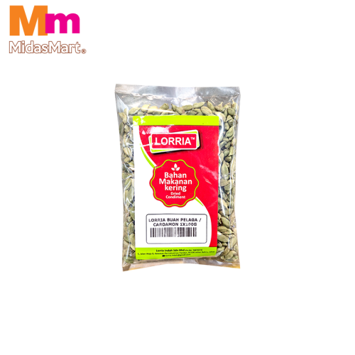 LORRIA WHOLE GREEN CARDAMOM (150G)