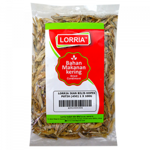 LORRIA IKAN BILIS KOPEK PUTIH (450) 1 X 100G