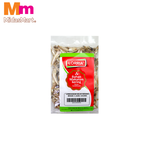 LORRIA MEDIUM-LARGE ANCHOVIES (100G)