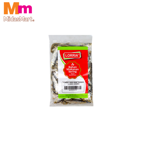 LORRIA DRIED SILVER-STRIPE HERRING (100G)