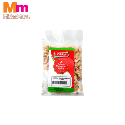 LORRIA RAW CASHEW NUTS VALUE PACK (280G)