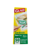 GLAD ZIPPER SANDWICH BAG 50'S