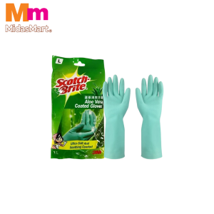SCOTCH-BRITE ALOE VERA GLOVES - SIZE L