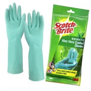 SCOTCH-BRITE ALOE VERA GLOVES - SIZE L