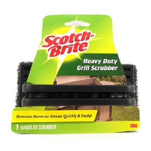 SCOTCH-BRITE 7721 HEAVY DUTY GRILL & WOK SCRUB WITH HANDLE
