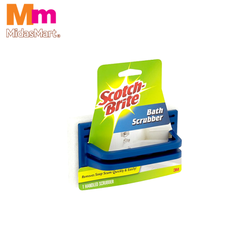 SCOTCH-BRITE 7723 DELUXE BATH SCRUB WITH HANDLE