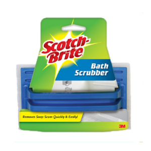 SCOTCH-BRITE 7723 DELUXE BATH SCRUB WITH HANDLE
