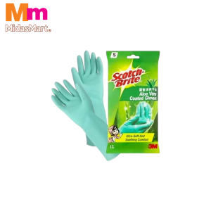 SCOTCH-BRITE ALOE VERA GLOVES - SIZE S