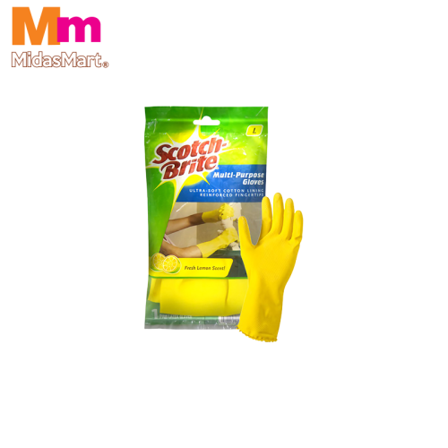 SCOTCH-BRITE MULTIPURPOSE GLOVES SIZE-L (491Y-L)