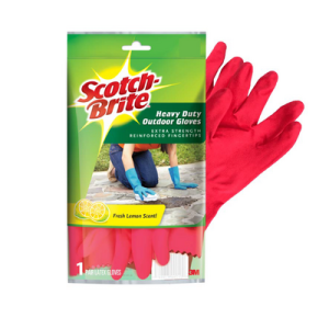 SCOTCH-BRITE HEAVY DUTY OUTDOOR GLOVES - SIZE L