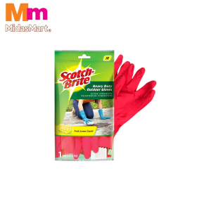 SCOTCH-BRITE HEAVY DUTY OUTDOOR GLOVES - SIZE M