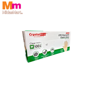 CRYSTALWRAP DISPOSABLE GLOVES - SIZE M