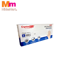 CRYSTALWRAP DISPOSABLE GLOVES - SIZE L