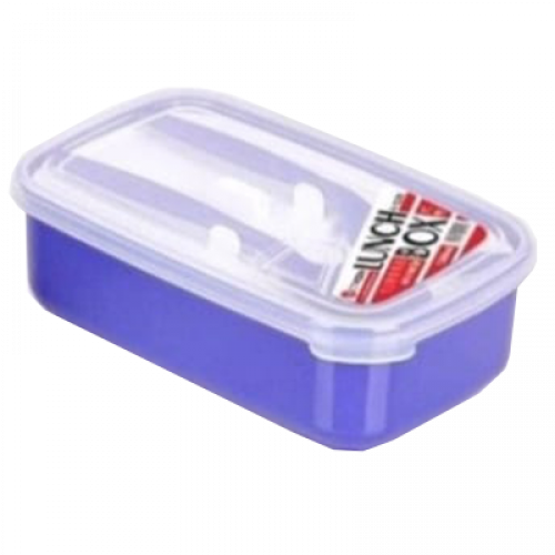 E-1228 1300ML LUNCH BOX W/SPOON&FORK 1X1'S