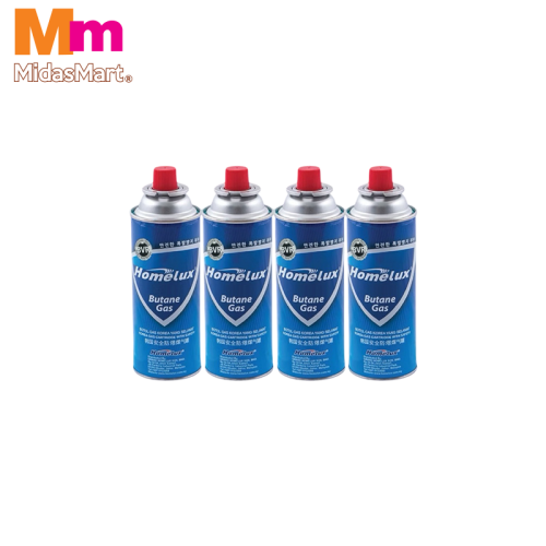 HOMELUX HBG-250 GAS BUTANE (4 CANS)