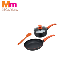 FUKURO REDI NON-STICK FRY PAN SET 24CM & 18CM (ZHH3026)