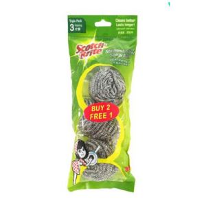 SCOTCH-BRITE METALLIC SPIRAL BALL (3'S)