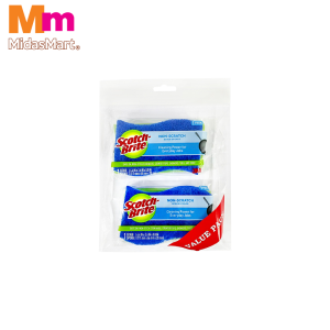 SCOTCH-BRITE NON-SCRATCH SCRUB SPONGE 521 (2PCS)
