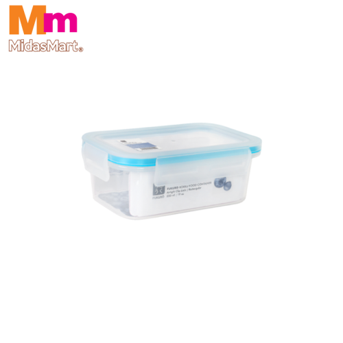 FUKURO ROKKU CLIP LOCK CONTAINER RECTANGULAR - 550ML (HH5304)