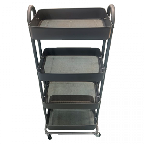 JH6998 4 TIER MULTI-FUNCTIONAL STORAGE TROLLEY 