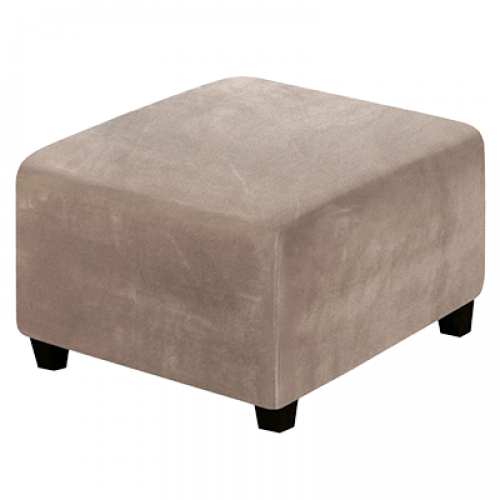 JH SQUARE POUFFE IN VELVET 14''X14''  6849 S3-J104