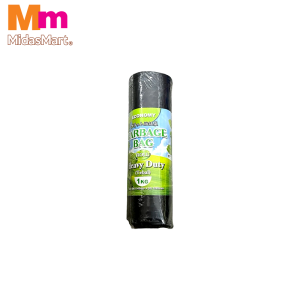 TOP POINT ROLL GARBAGE BAG BLACK - 1KG (45IN X 51IN)