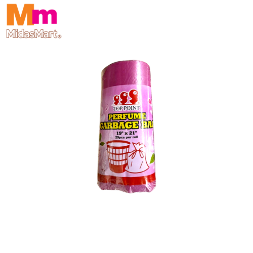 TOP POINT GARBAGE BAG - ROSE SCENTED PERFUME (25'S)