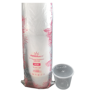 ABBAWARE CONTAINER W/LID A30 [750ML]   50'S