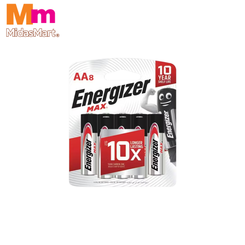 ENERGIZER MAX AA ALKALINE BATTERIES (8S)