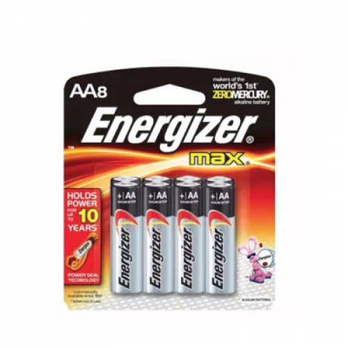 ENERGIZER MAX AA (E91BP8M) 1X8'S