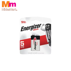 ENERGIZER MAX 9V BATTERY (1'S)