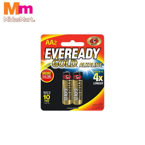 EVEREADY GOLD AA ALKALINE BATTERIES (2S)