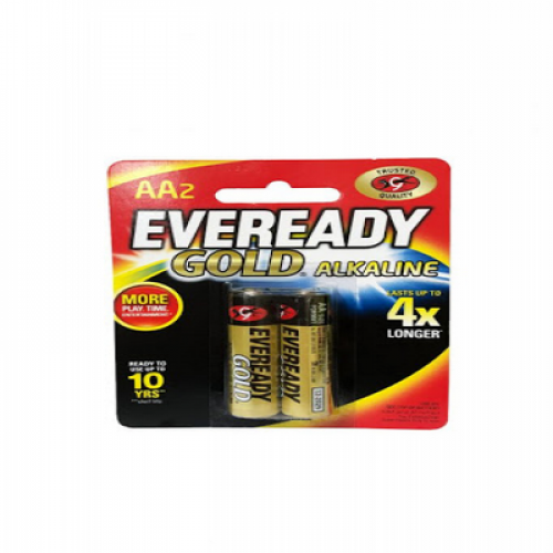 EVEREADY GOLD AA 2PCS 1X2'S