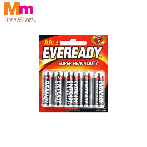 EVEREADY SUPER HEAVY DUTY AA BATTERIES (12S)