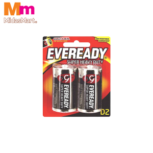 EVEREADY SUPER HEAVY DUTY D BATTERIES (2S)