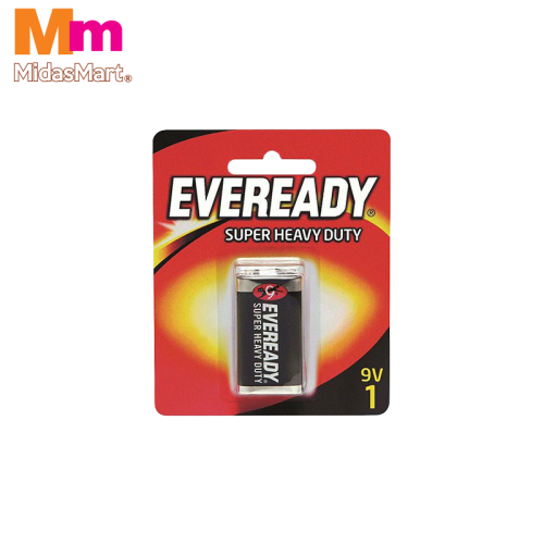 EVEREADY SUPER HEAVY DUTY 9V BATTERY (1'S)
