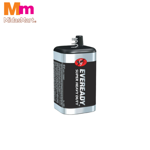 EVEREADY SUPER HEAVY DUTY 6V BATTERY (1'S)