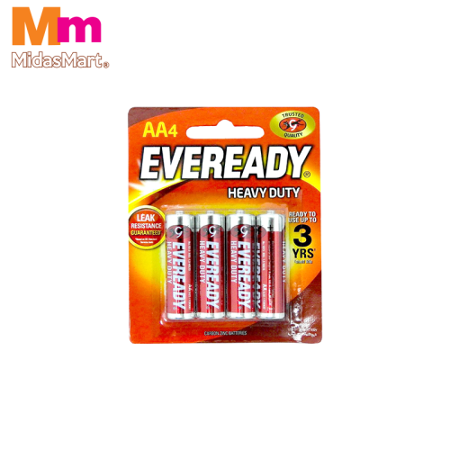 EVEREADY HEAVY DUTY AA BATTERIES (4S)